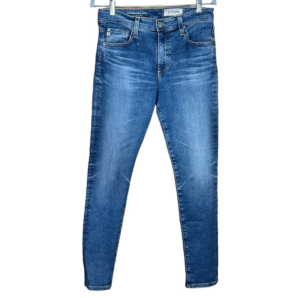 AG-ED DENIM Adriano Goldschmidt “Farrah Skinny Ankle” High-Rise Jeans 29 EUC